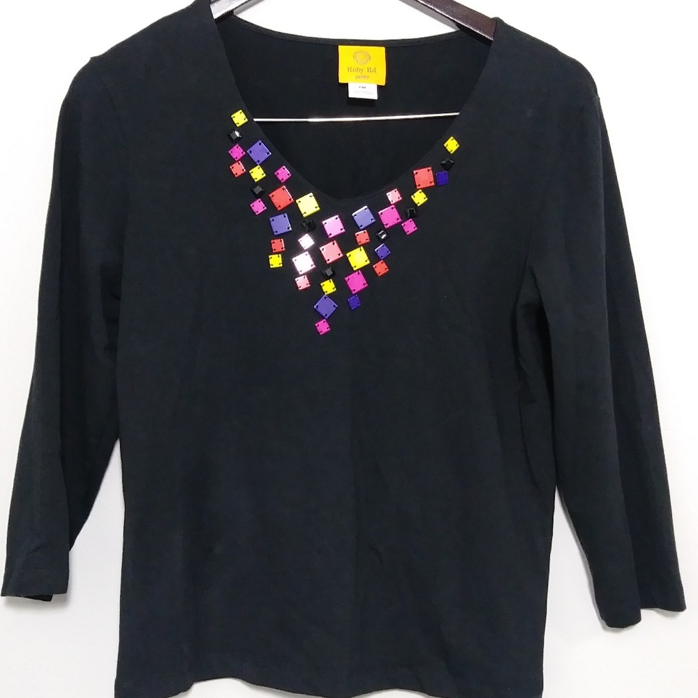 Ruby Rd printed top